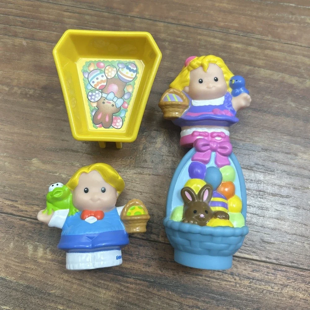 2009 Fisher Price Little People Easter House Surprise Complete & Works! P8224